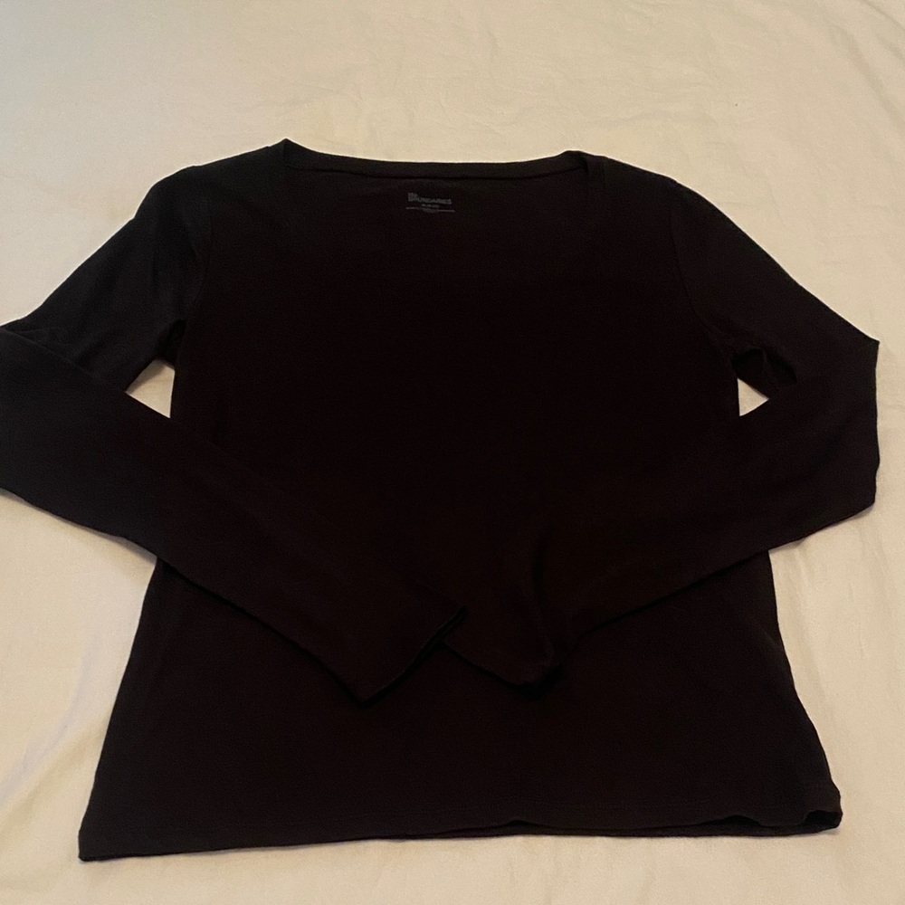 No Boundaries Classic Black Long Sleeve Tee